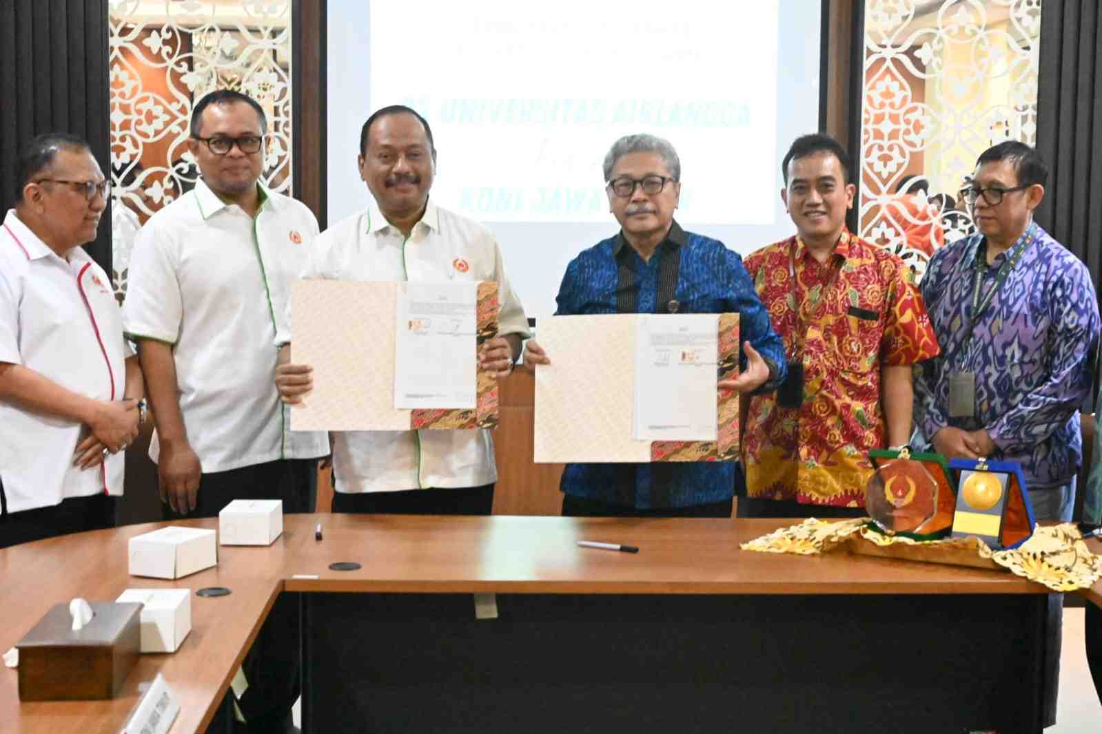 KONI Jatim Gandeng RS Universitas Airlangga Pantau Kesehatan dan Prestasi Atlet