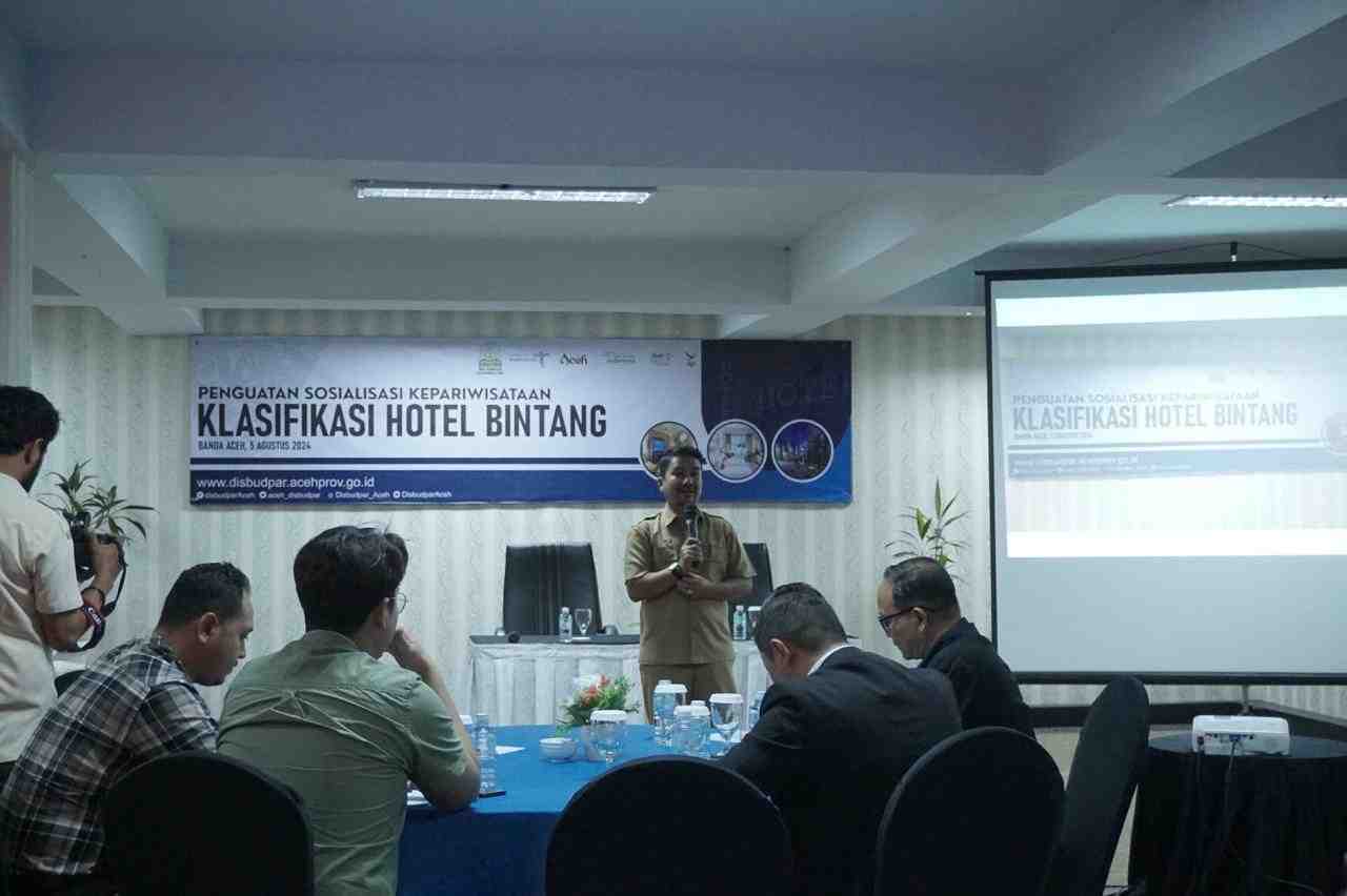Jelang PON XXI, Disbudpar Aceh Sertifikasi Hotel Berbintang dan Homestay