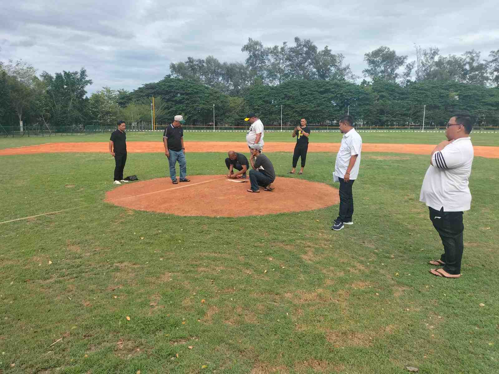 Lapangan Baseball untuk PON Siap Digunakan