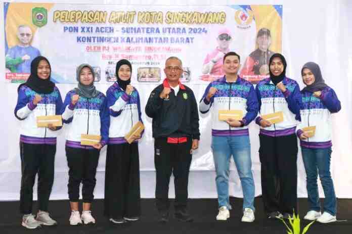 Atlet Singkawang Ikuti PON XXI Aceh-Sumut, Pj Wako Targetkan Emas 