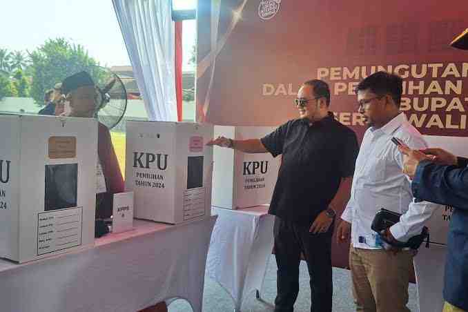 KPU Gelar Simulasi Pemungutan dan Penghitungan Suara Pilkada Serentak 2024 di Depok