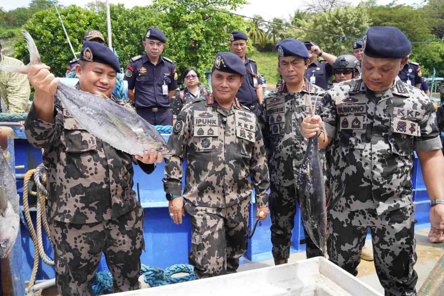 KKP Amankan Lima Kapal Asing Pencuri Ikan Indonesia di Samudera Pasifik dan Selat Malaka