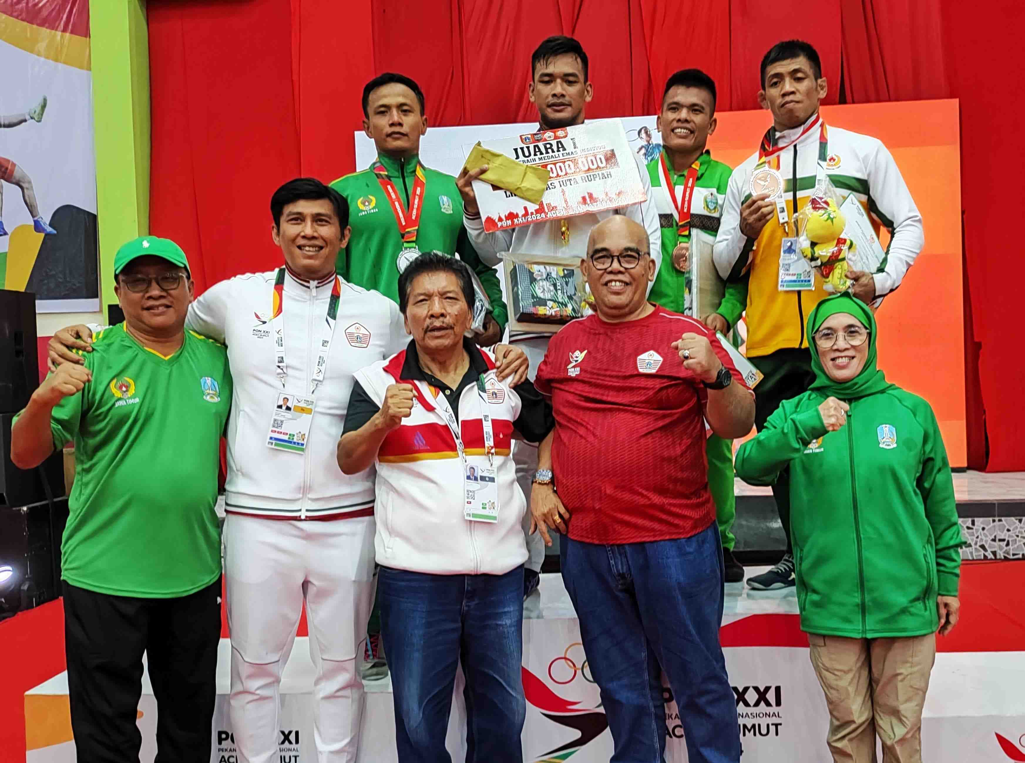 Gulat Jatim, Sukses Tambah Dua Emas, Satu Perak, dan Perunggu