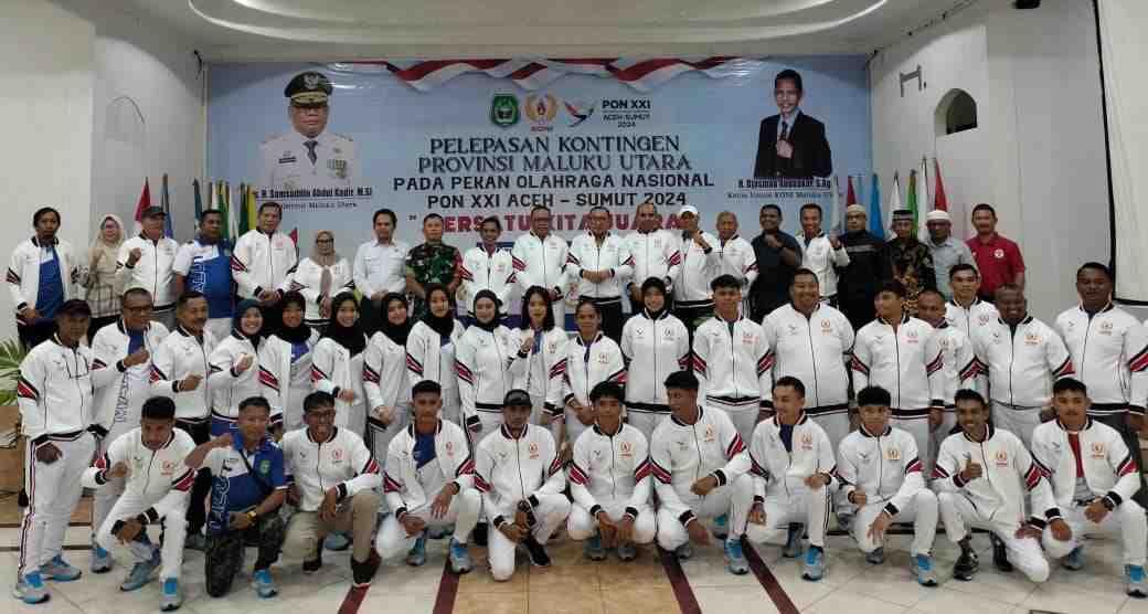 Kontingen Maluku Utara Siap Berjuang di PON XXI Aceh-Sumut 2024