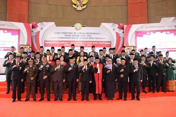 Pelantikan DPRD Pontianak 2024-2029: Wakil Rakyat Siap Emban Amanah