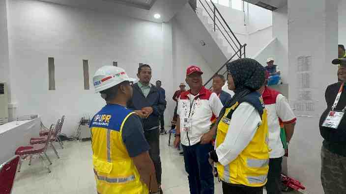 Gerak Cepat KONI dan PUPR Atasi Banjir di Venue Menembak PON XXI Aceh-Sumut