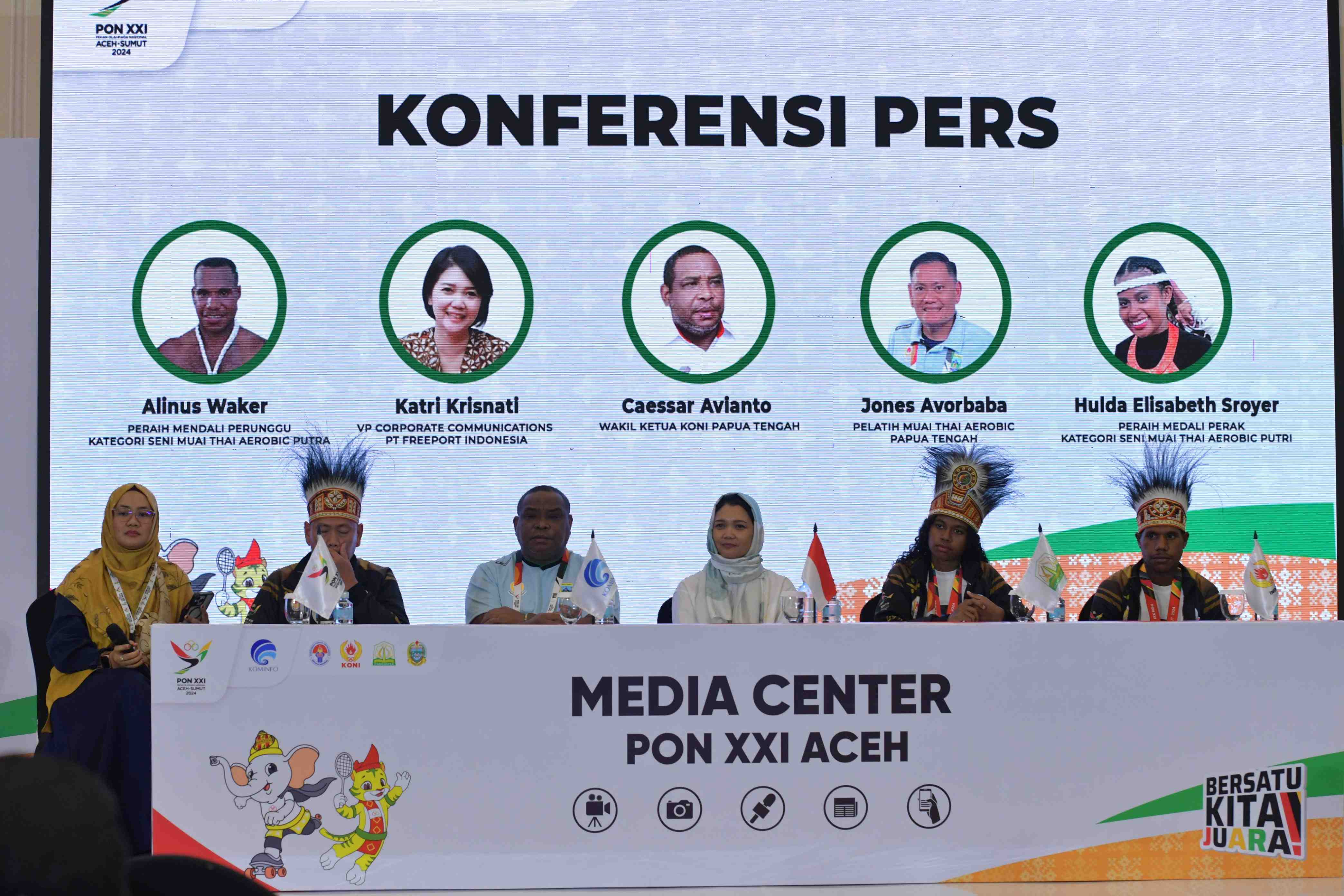 [SIARAN PERS] Provinsi Baru Papua Tengah Menggebrak PON XXI di Cabor Muaythai