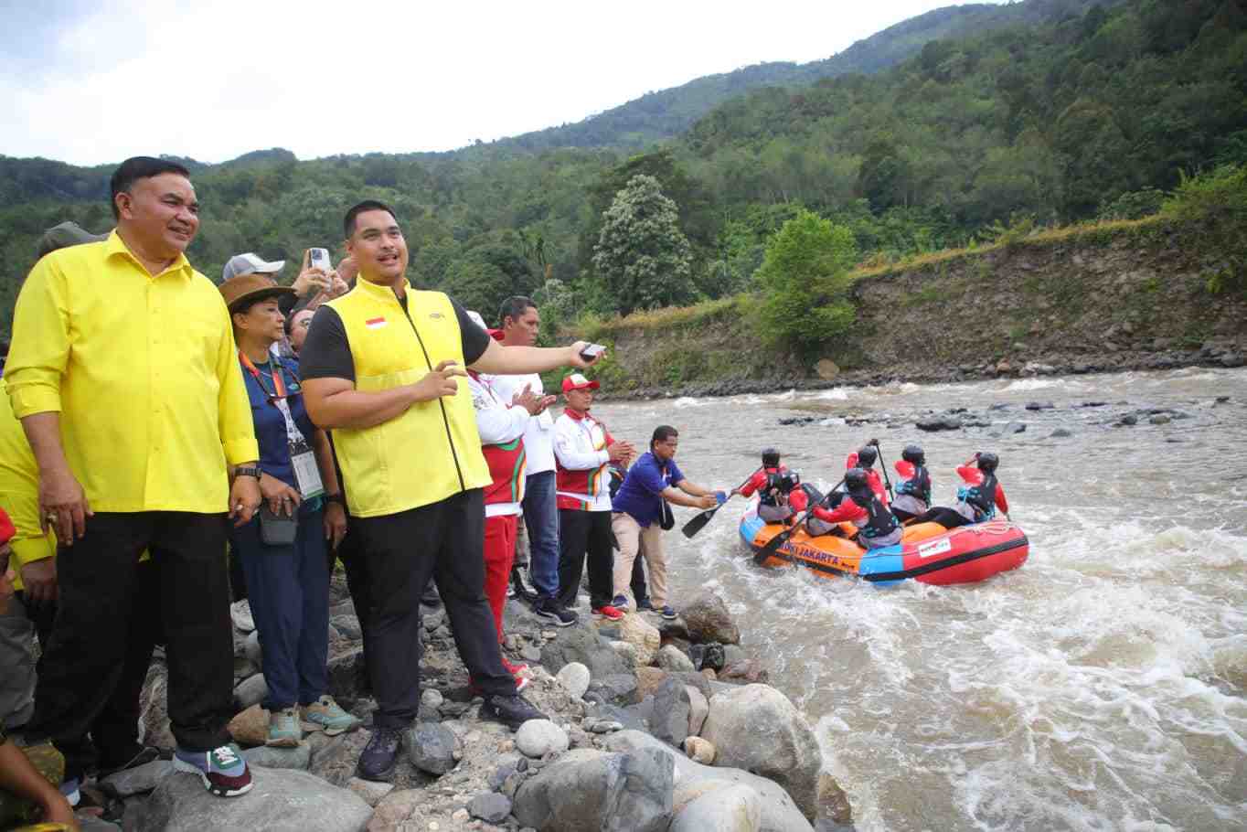 Menpora Apresiasi Venue Arung Jeram Internasional di Sungai Mamas Aceh Tenggara