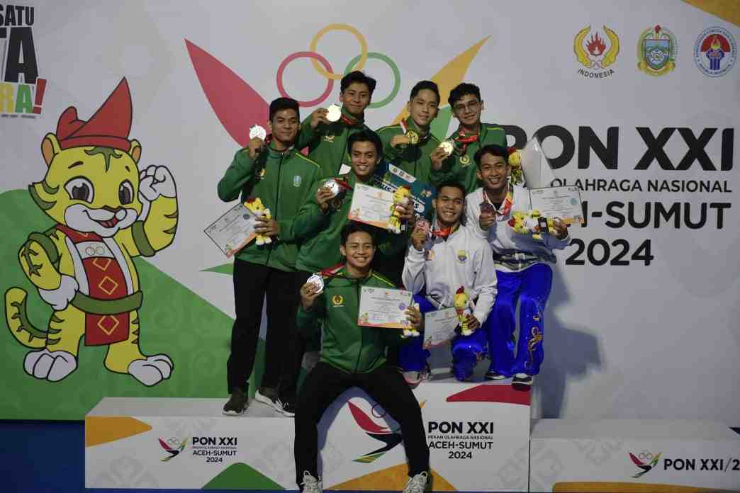 Jawa Timur Keluar Sebagai Juara Umum Wushu di PON XXI Aceh-Sumut 2024