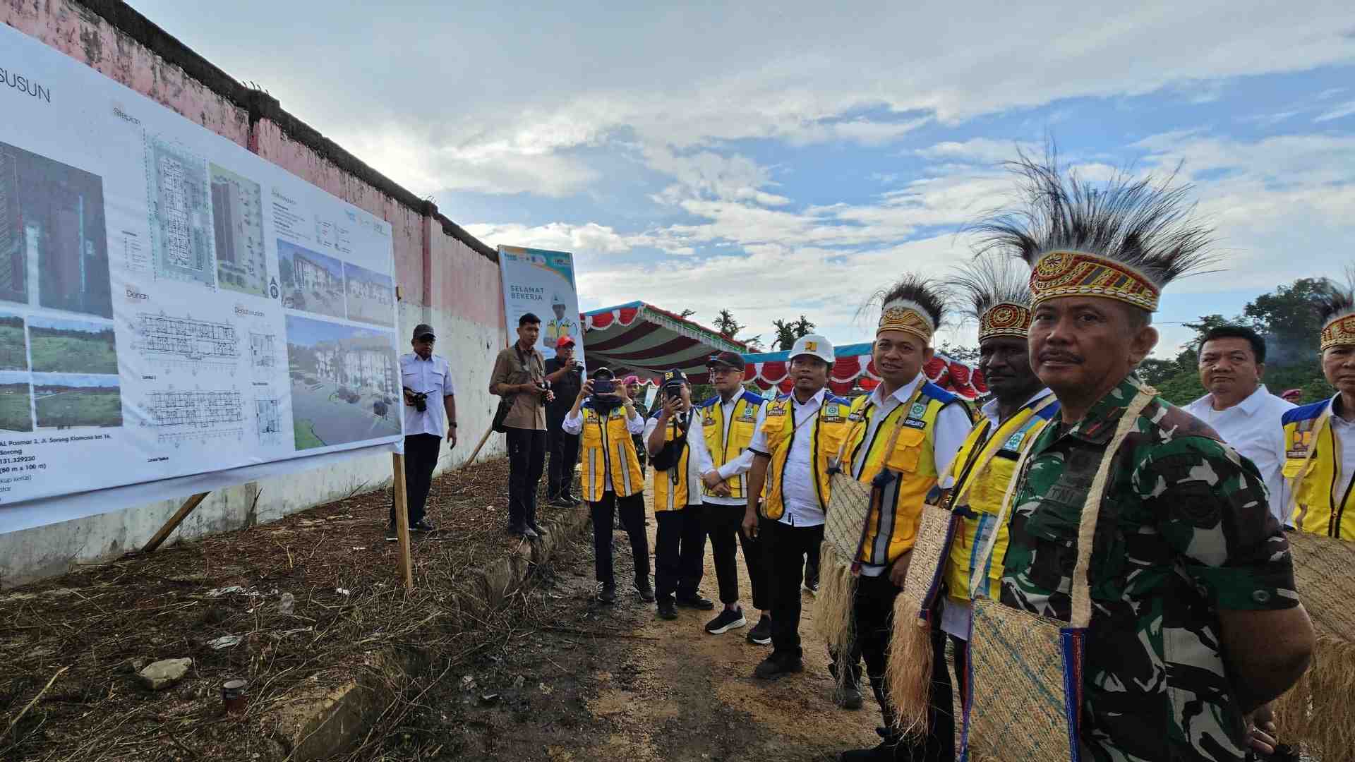Kementerian PUPR Bangun Tiga Rusun di Papua Barat Daya untuk ASN dan TNI AL