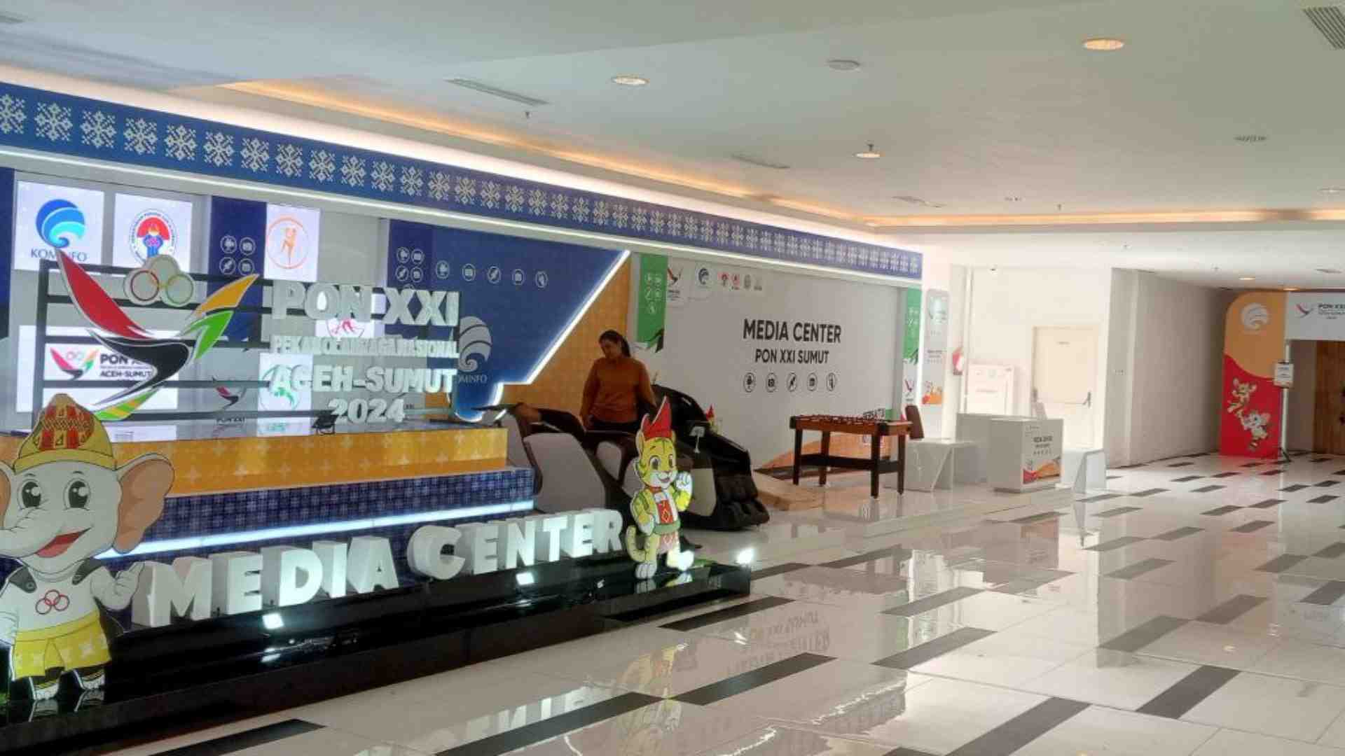 Media Center PON XXI 2024 Aceh-Sumut di Medan, Dukung Penuh Kinerja Jurnalis