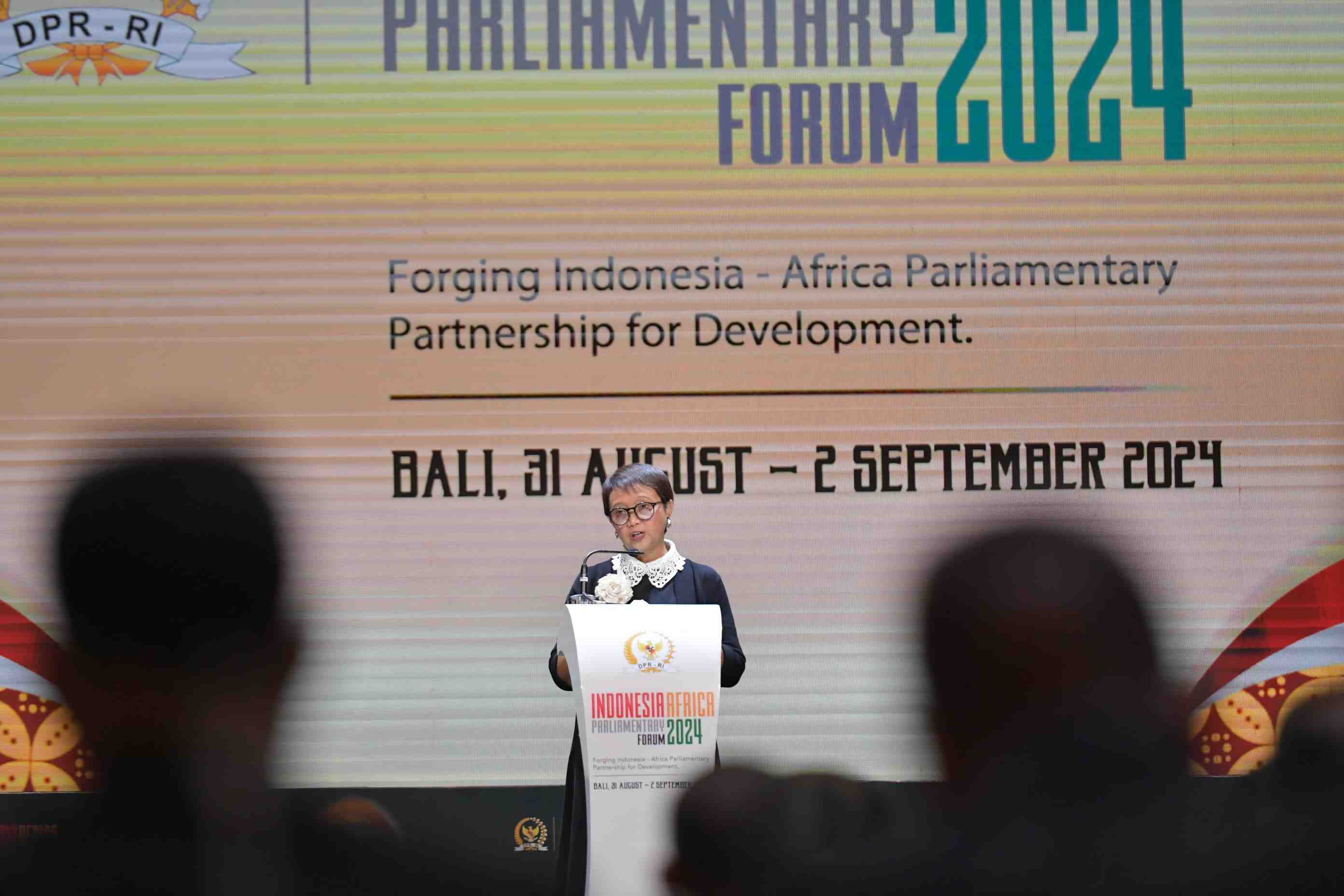 Menlu RI Ingatkan Penghentian Genosida Gaza di Pembukaan IAPF