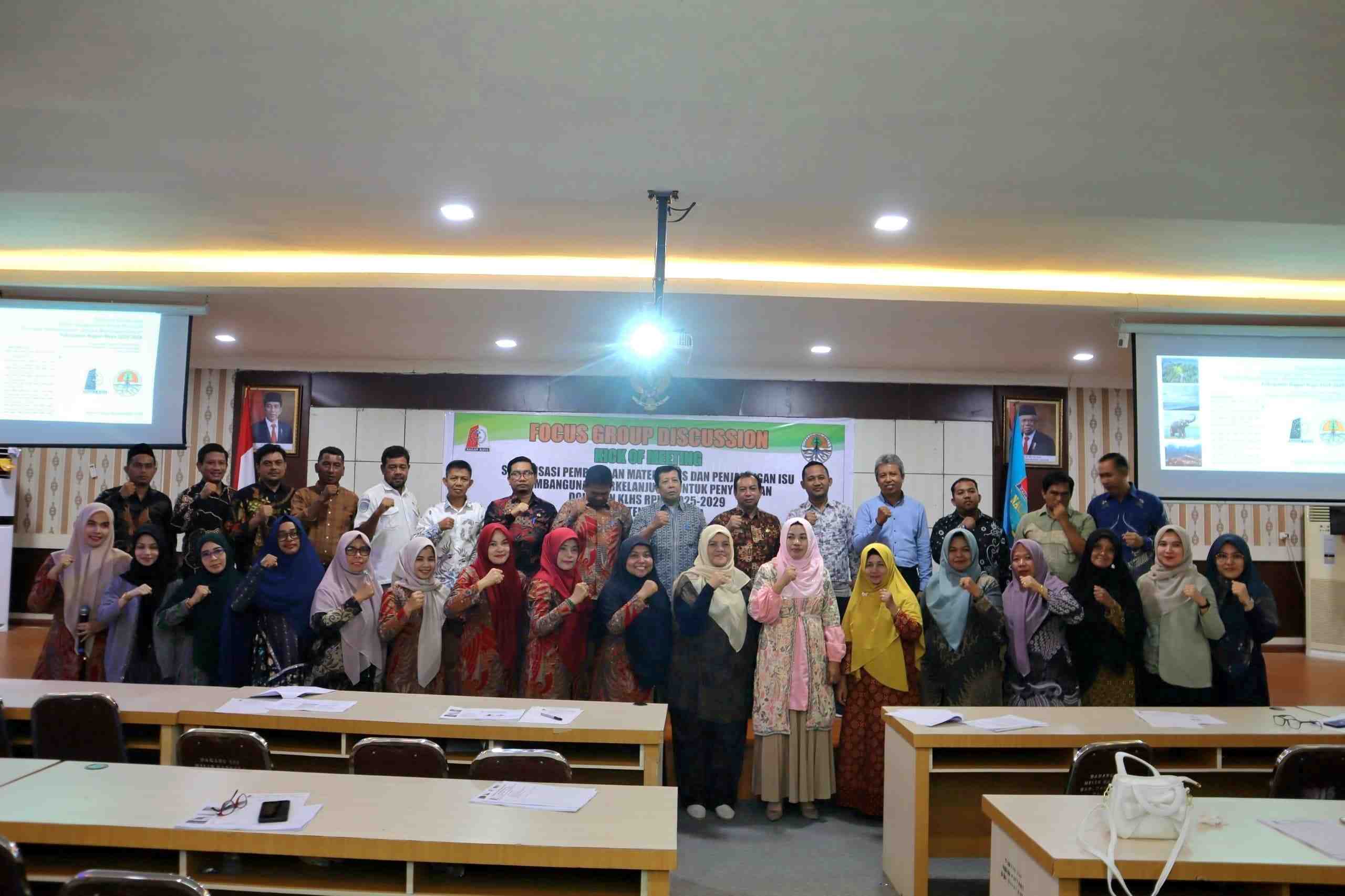Gelar FGD, Pemkab Nagan Raya Siapkan Kajian Lingkungan Hidup Strategis untuk Pembangunan Berkelanjutan 