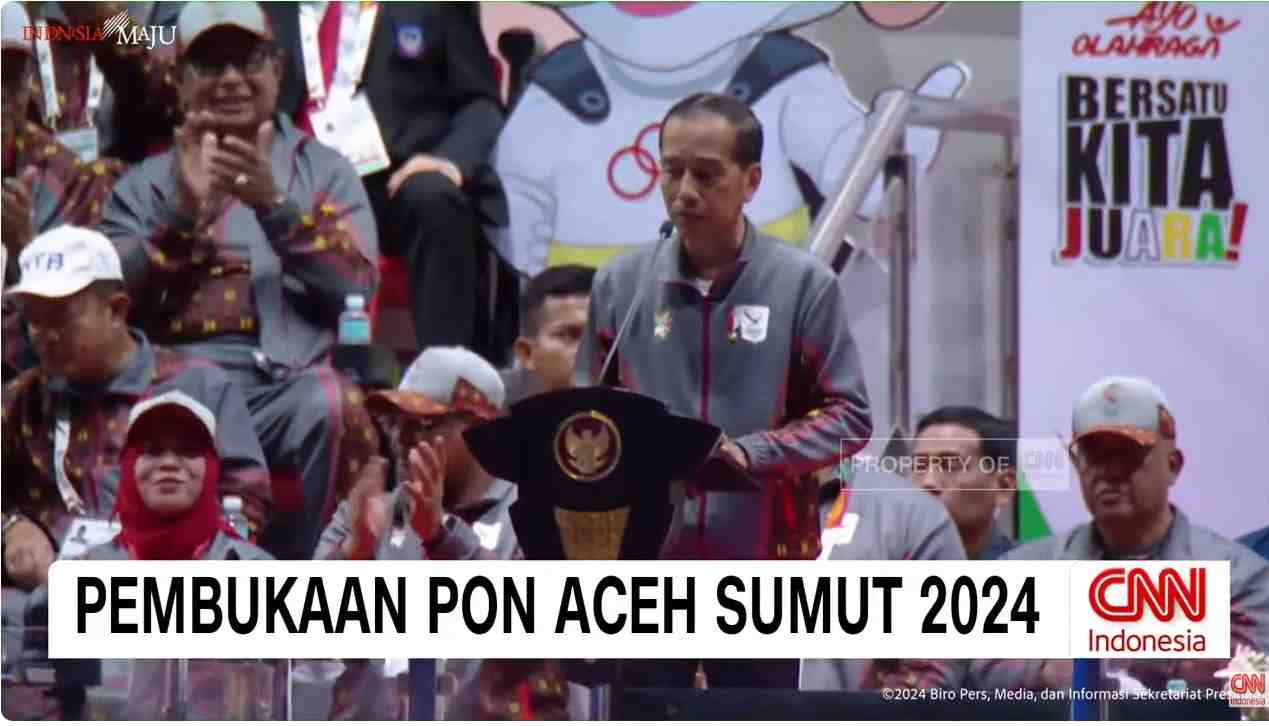 Presiden Jokowi: PON XXI Momentum Mempererat Persatuan dan Kokohkan Tali Persaudaraan