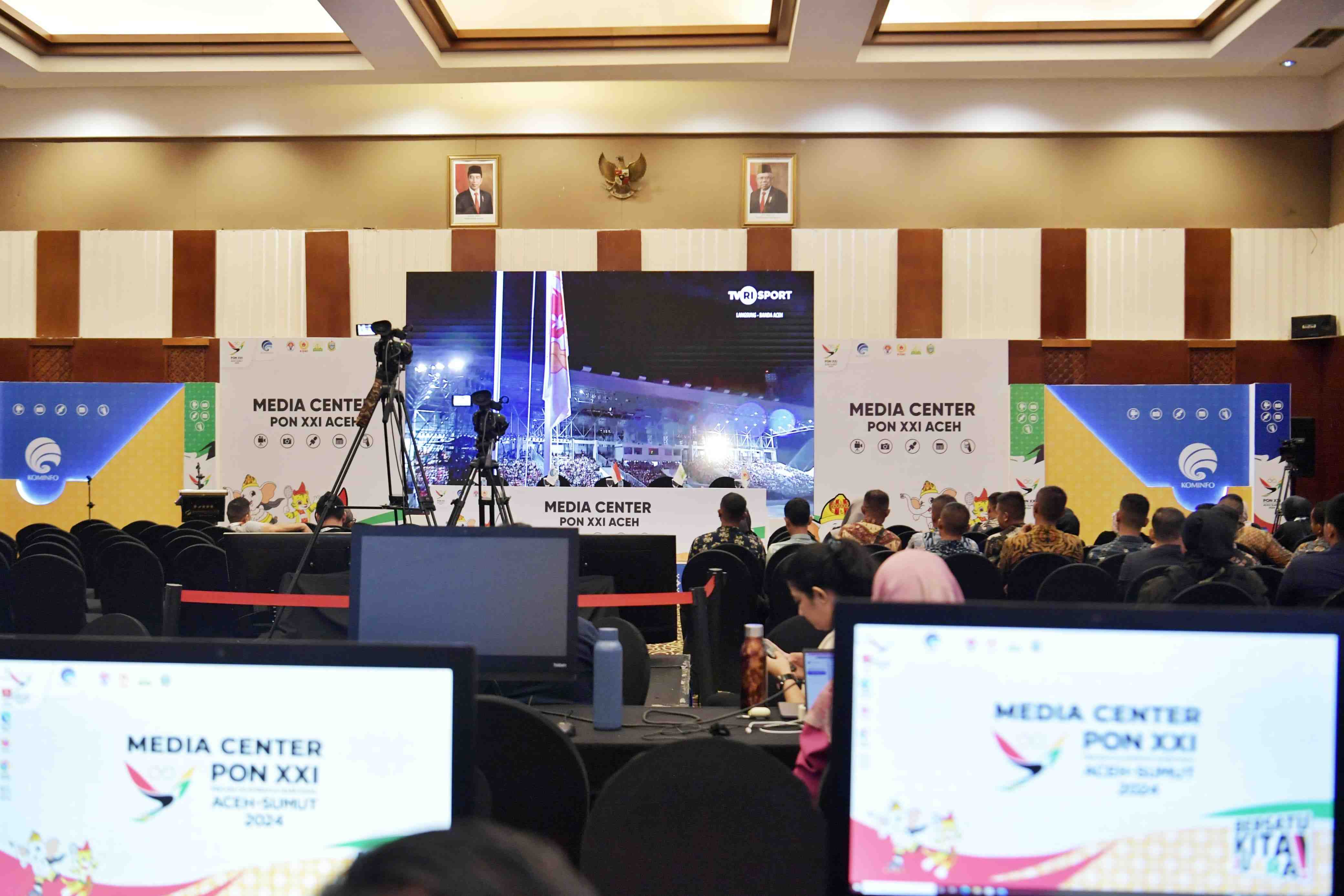 Media Center PON XXI Aceh-Sumut 2024 Beri Pelayanan Memuaskan untuk Jurnalis