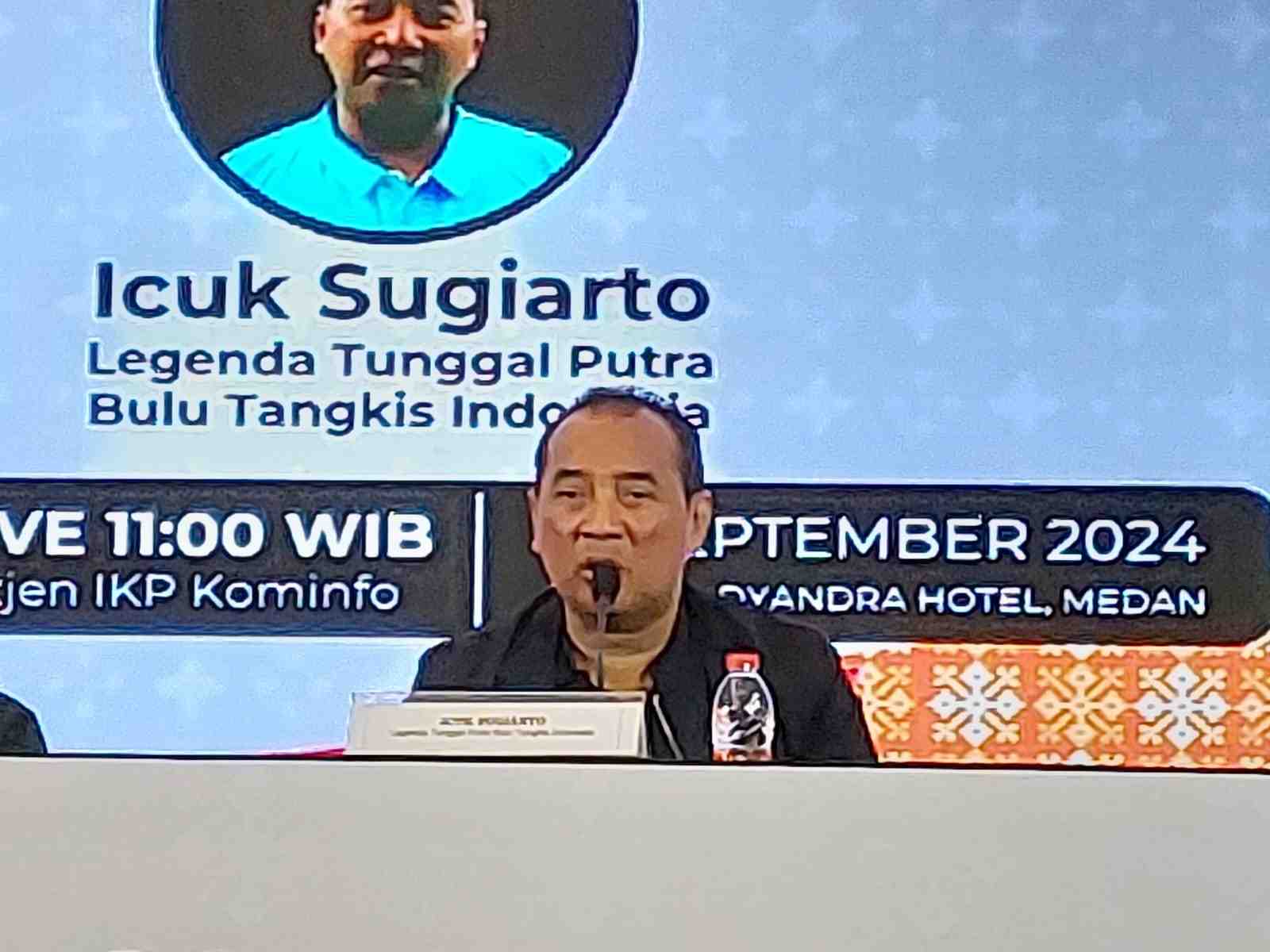 Icuk Sugiarto: Sistem Pembinaan Atlet dalam PON XXI Aceh-Sumut Harus Dikuatkan