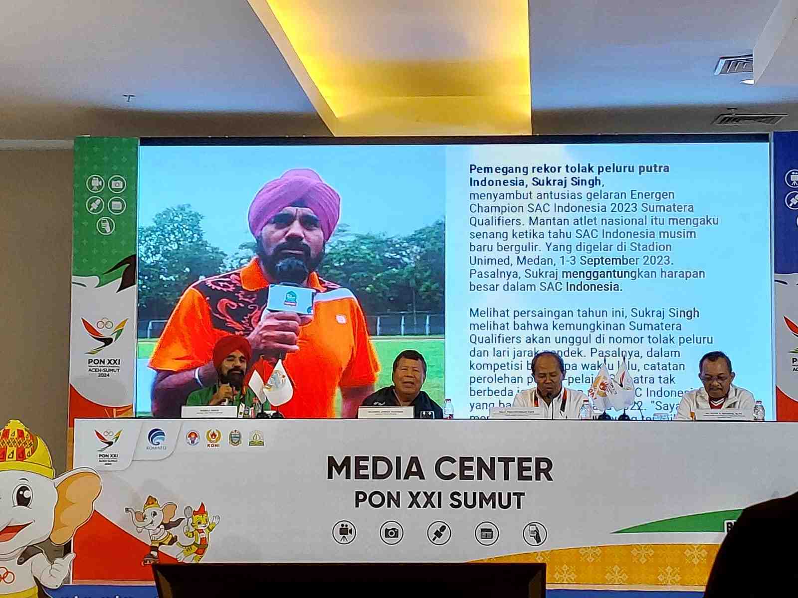 Legenda Atlet Tolak Peluru, Sukraj Singh Berbagi Rahasia Sukses di PON XXI Aceh-Sumut