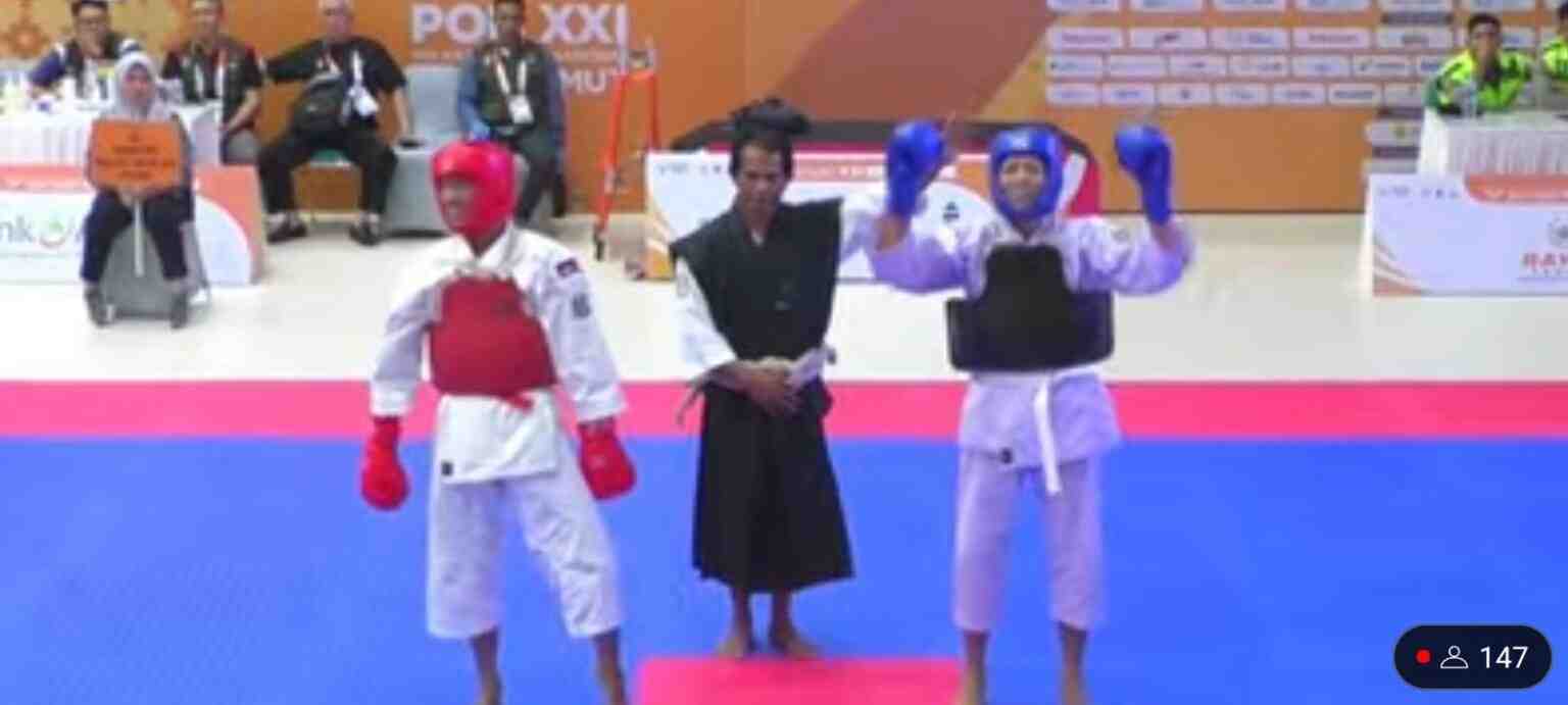 Ari Pramanto dan Nico Melaju ke Semifinal Kempo PON XXI, Sumbar Punya Harapan Medali!