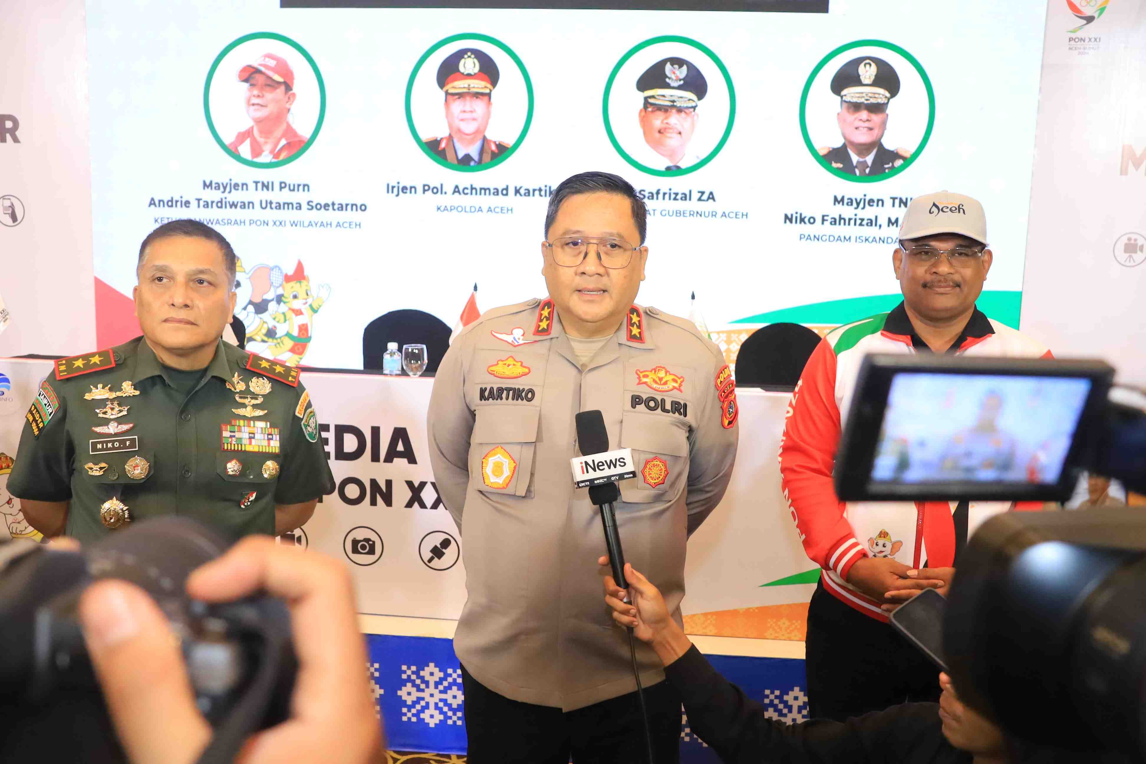Kapolda Aceh Sampaikan Pentingnya Rasa Aman Masyarakat Menikmati Pertandingan PON XXI