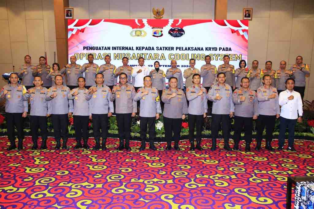 Polri Perkuat Nusantara Cooling System untuk Cegah Konflik Pilkada Serentak 2024 di Lampung