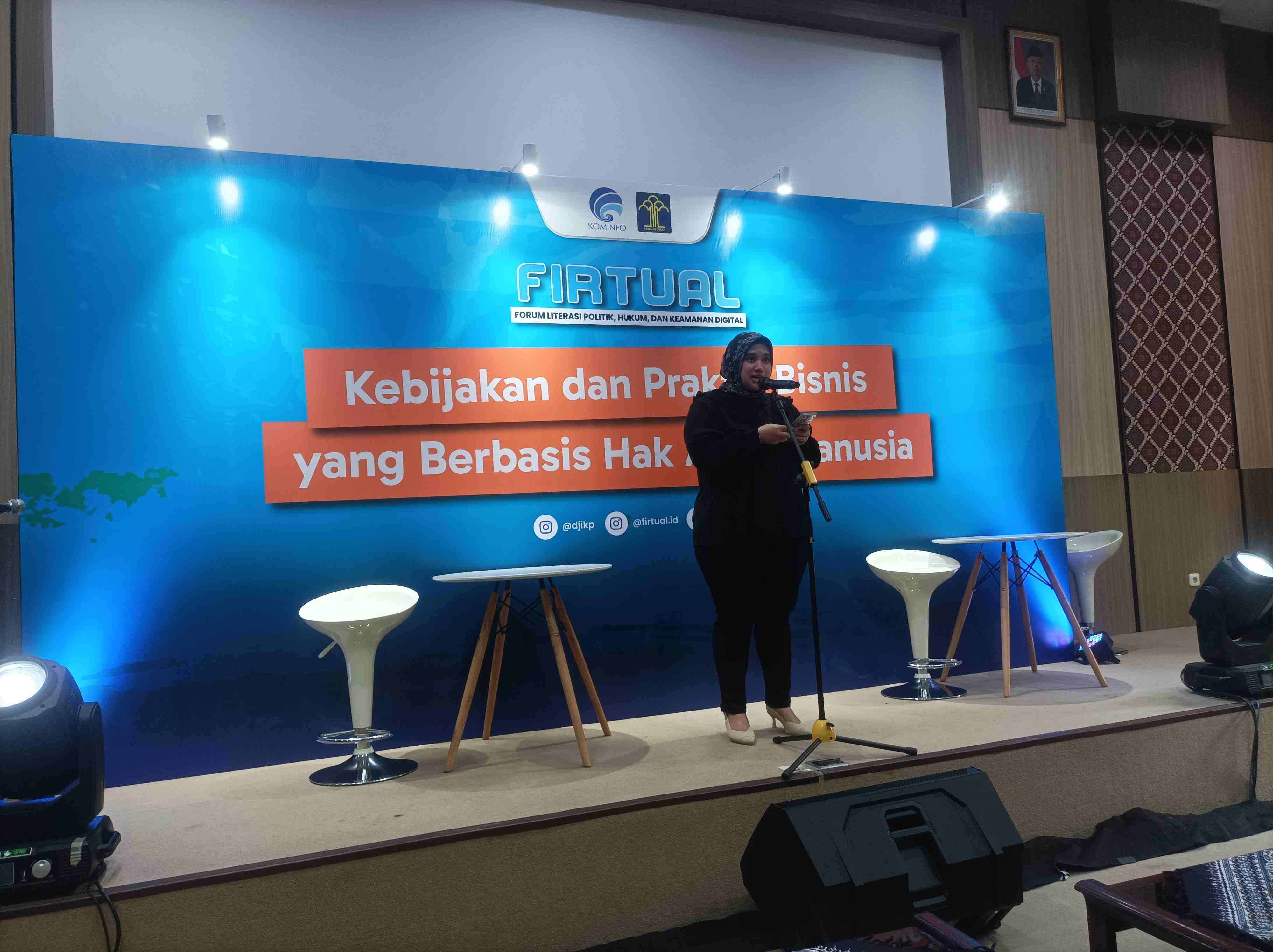 Forum FIRTUAL Kominfo Dorong Bisnis Bertanggung Jawab dan Berbasis HAM di Indonesia