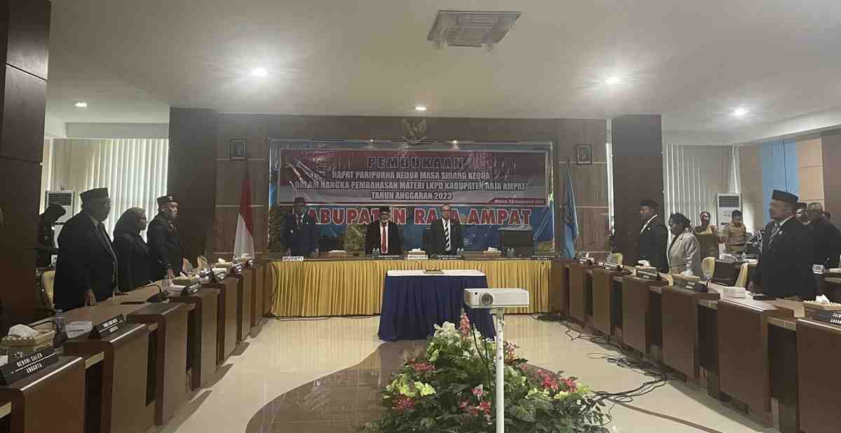 Realisasi Pendapatan Daerah 2023 Capai 90, 23%, Bupati AFU: Bukti Raja Ampat Mampu Kelola Anggaran Daerah
