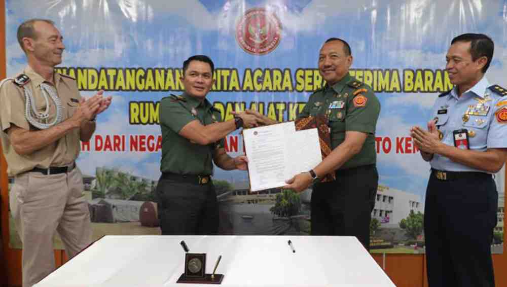 Jerman Hibahkan Rumah Sakit Lapangan dan Alat Kesehatan ke Kemhan RI