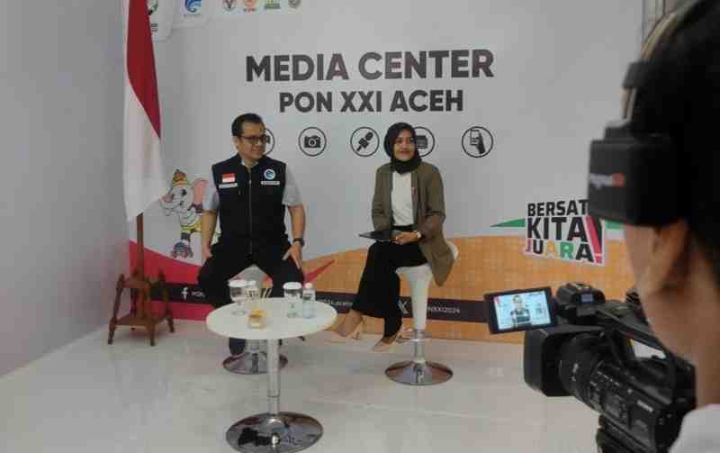 Media Center PON XXI Aceh-Sumut: Kolaborasi Media Lokal dan Nasional Sukseskan Event Olahraga