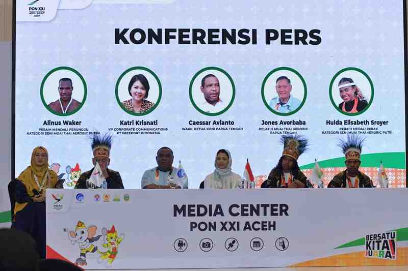 Papua Tengah Raih 2 Perak dan 4 Perunggu di PON XXI, KONI - Freeport Apresiasi Prestasi Atlet