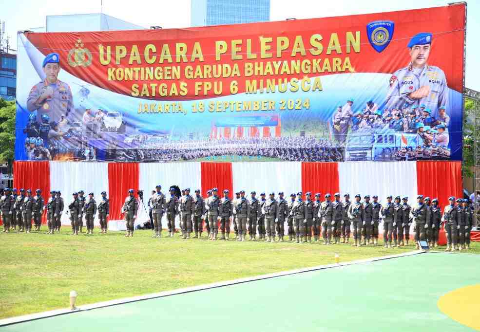 Polri Kirim Satgas FPU ke Afrika Tengah