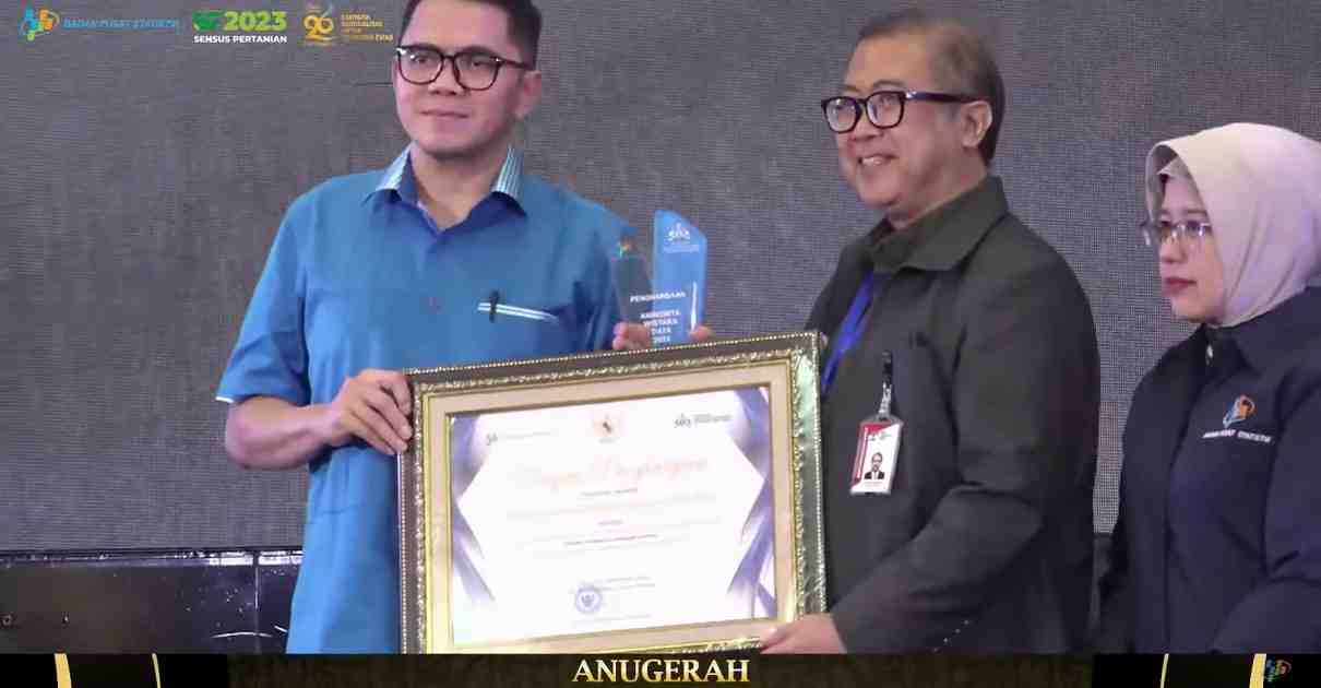 KPK Raih Penghargaan Anindhita Wistara Data Terbaik dari BPS