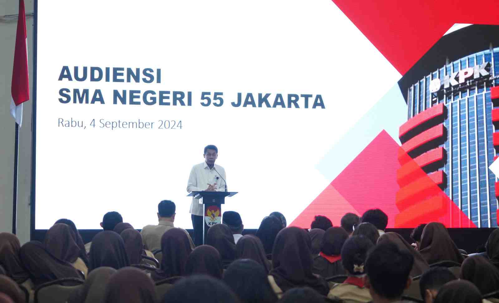 KPK dan SMAN 55 Jakarta Perluas Kerja Sama Pendidikan Antikorupsi