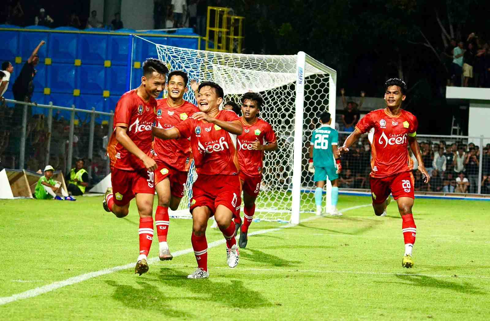 Tim Bola PON Aceh Petik Kemenangan Dramatis 3-2 atas Banten