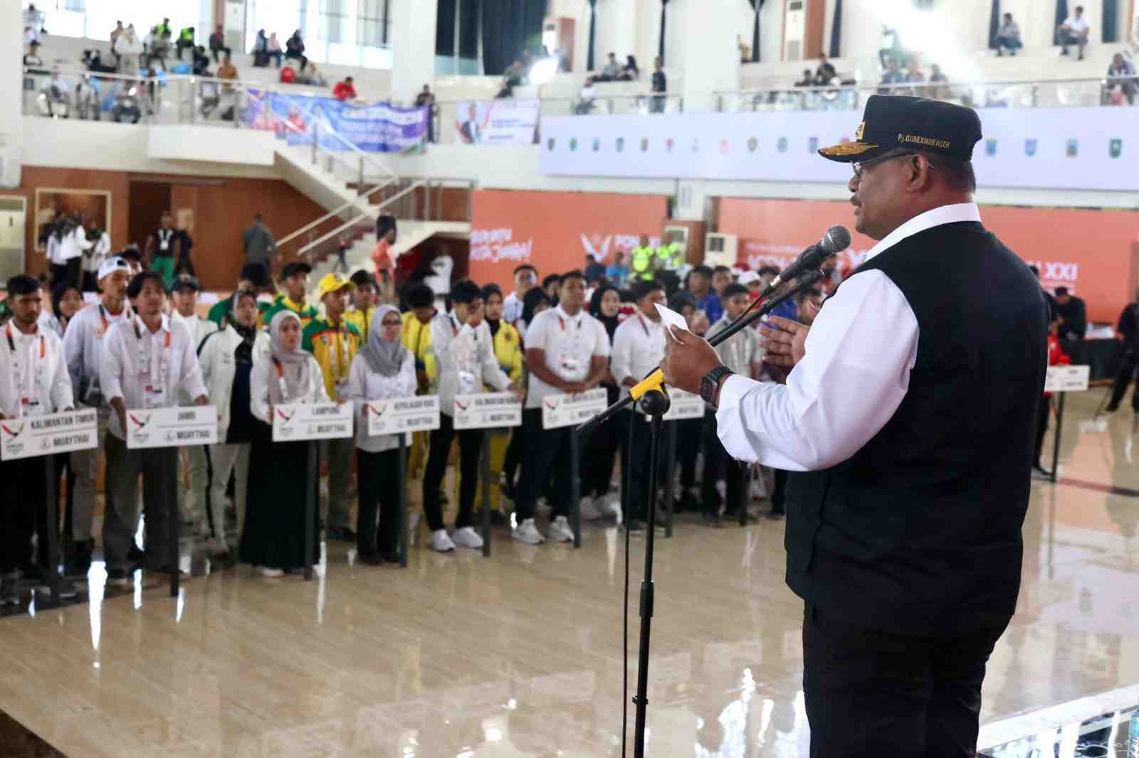 Pertandingan PON Cabor Muaythai Resmi Dimulai
