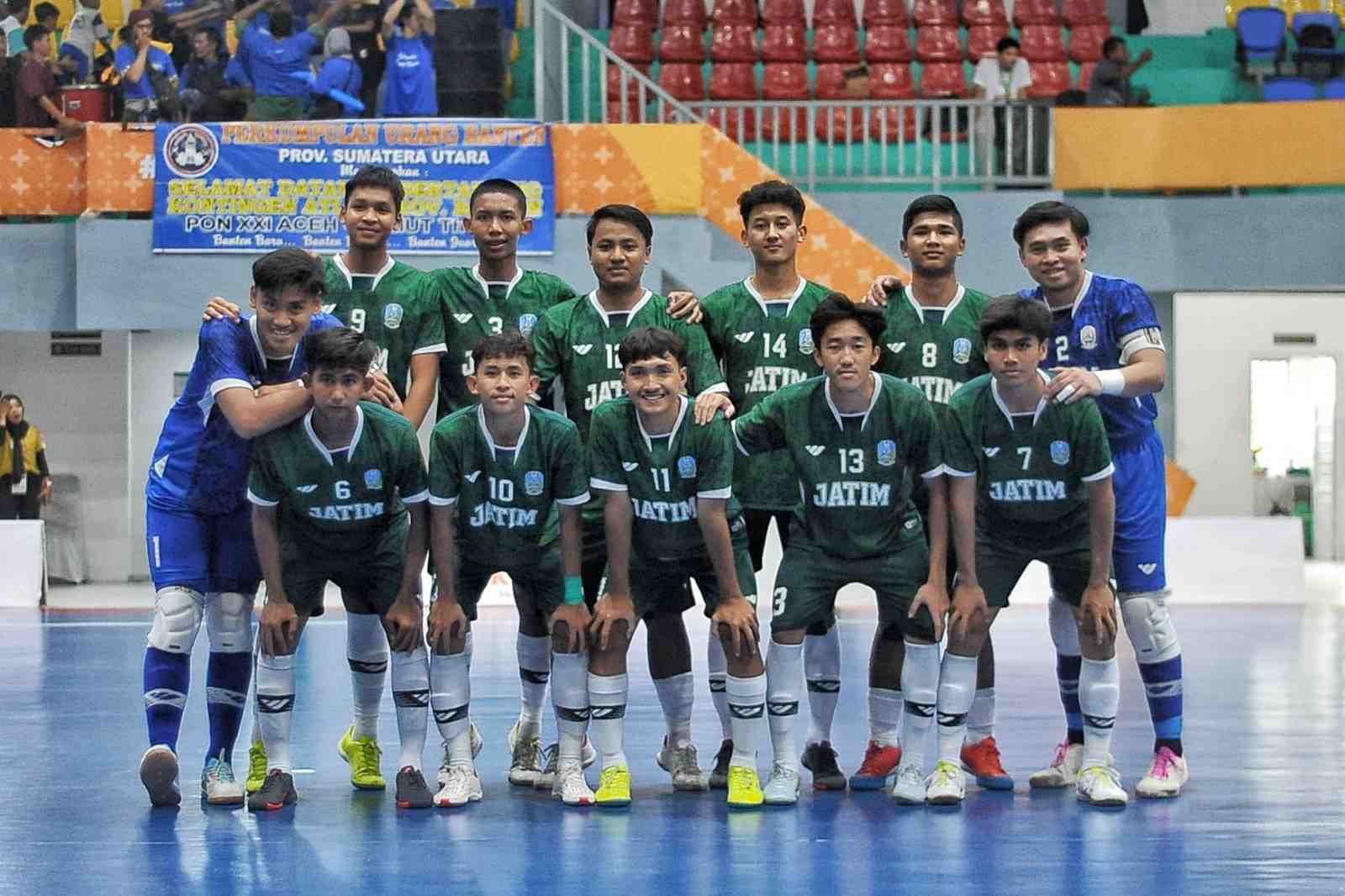 Tim Futsal Putra Jatim Melaju ke Final PON XXI Aceh-Sumut 2024