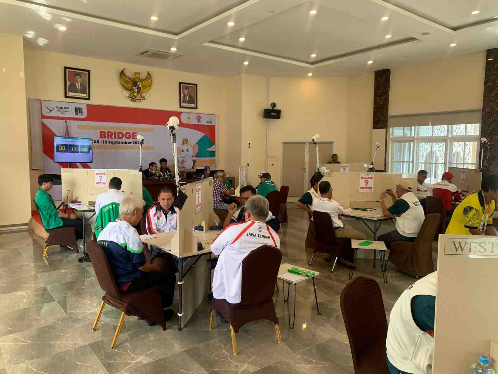 Pertandingan Bridge PON XXI Aceh-Sumut 2024 Resmi Dimulai di Aceh Tengah
