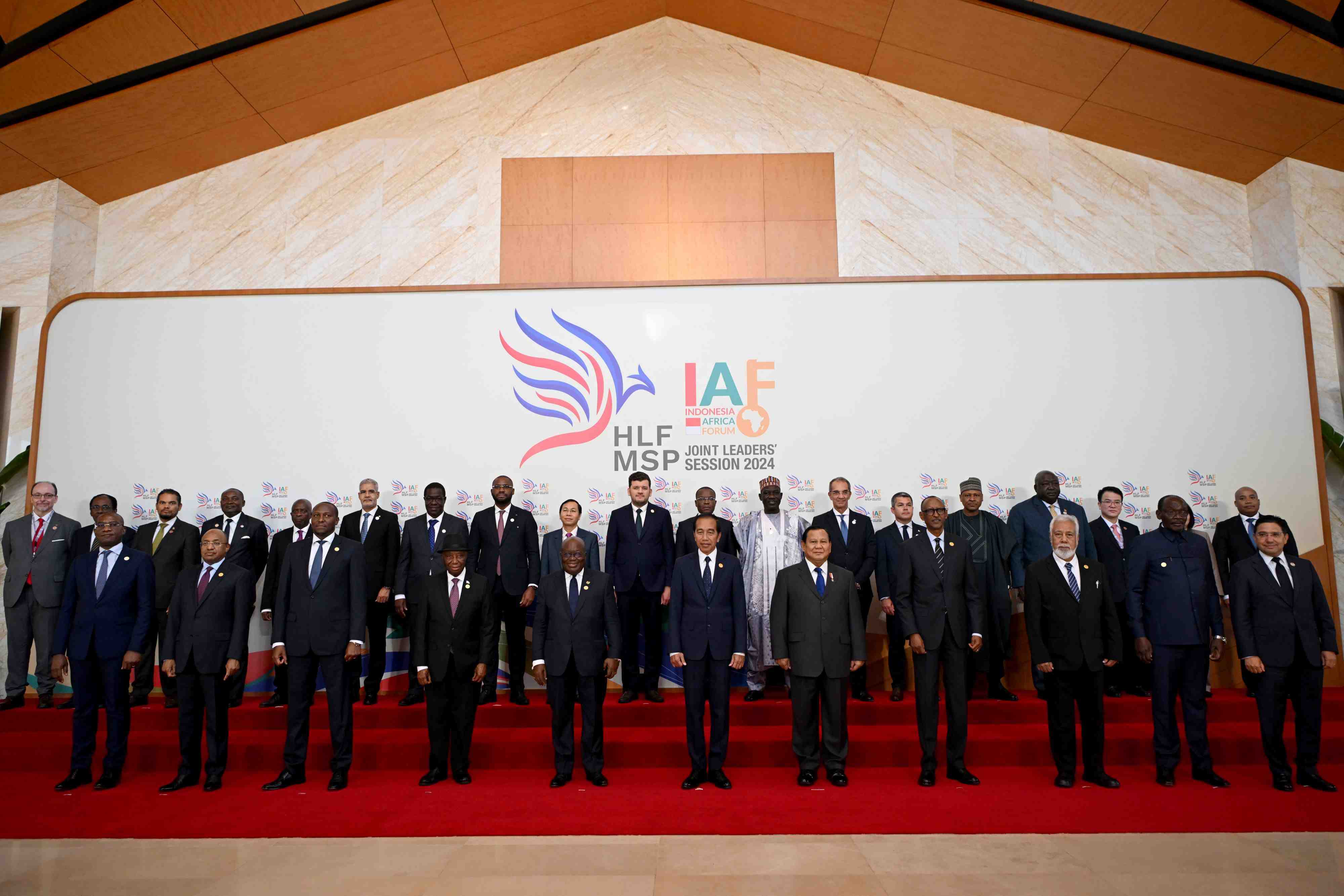 Jokowi Buka Forum Tingkat Tinggi HLF MSP dan Indonesia-Africa Forum 2024 di Bali