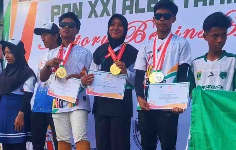 Aprilio Wabil Ilham Bawa Pulang Emas dan Perak di PON XXI Aceh-Sumut