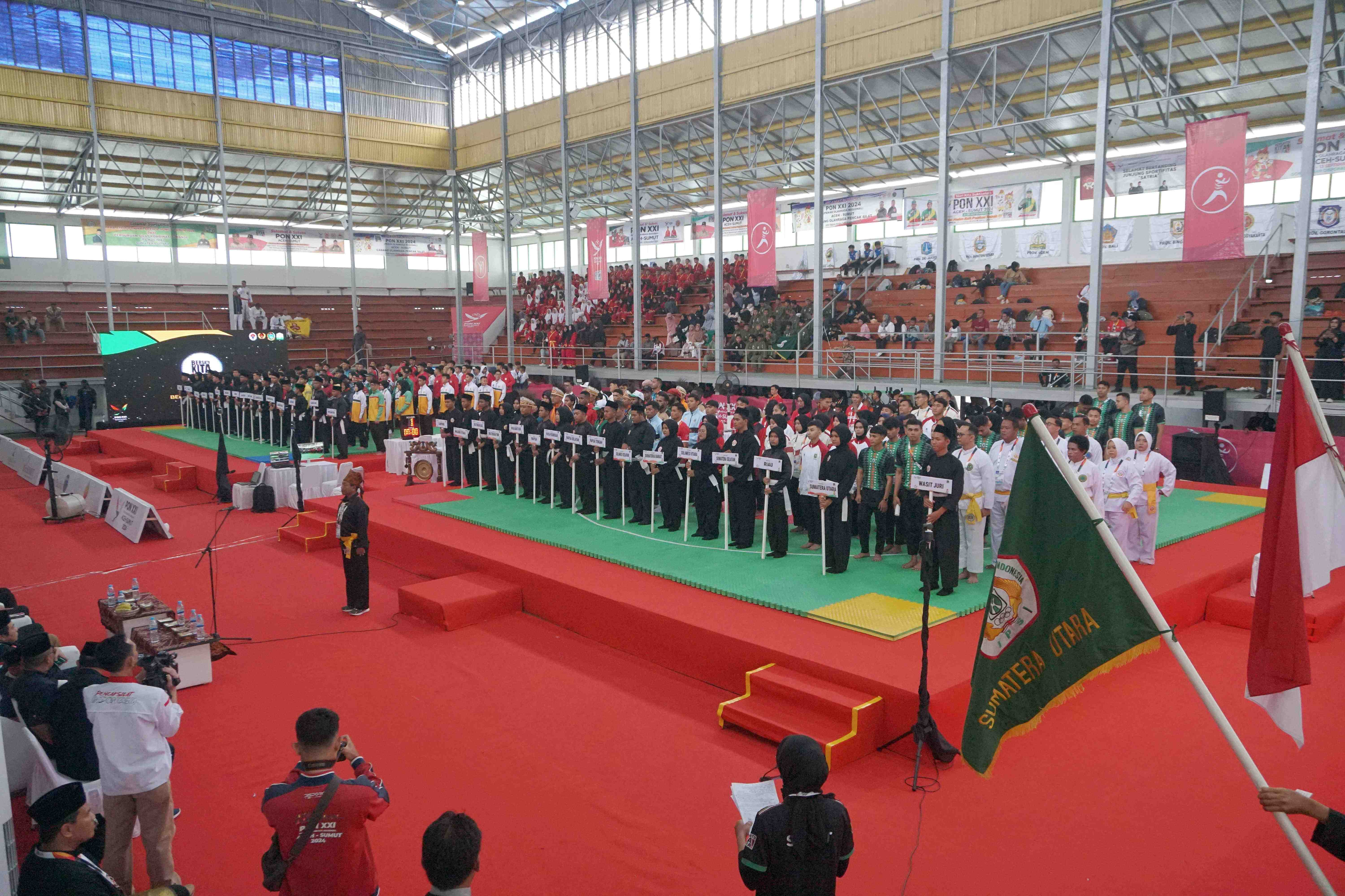Para Pendekar Turut Ramaikan Pembukaan Pencak Silat di PON XXI Aceh-Sumut