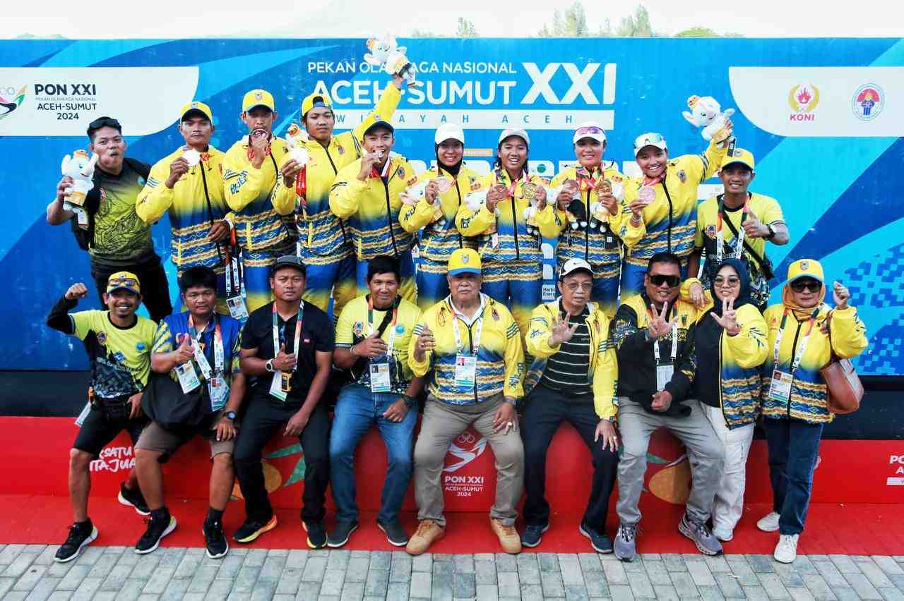 Atlet Dayung Kalsel Raih Satu Emas dan Dua Perunggu di PON XXI Aceh-Sumut 2024