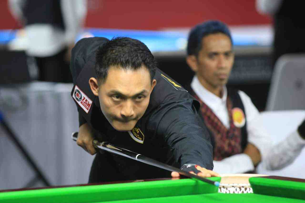 Emas Ketiga dari Billiar, Gebby Persembahkan di Nomor Snooker 15 Reds PON XXI Aceh-Sumut 2024