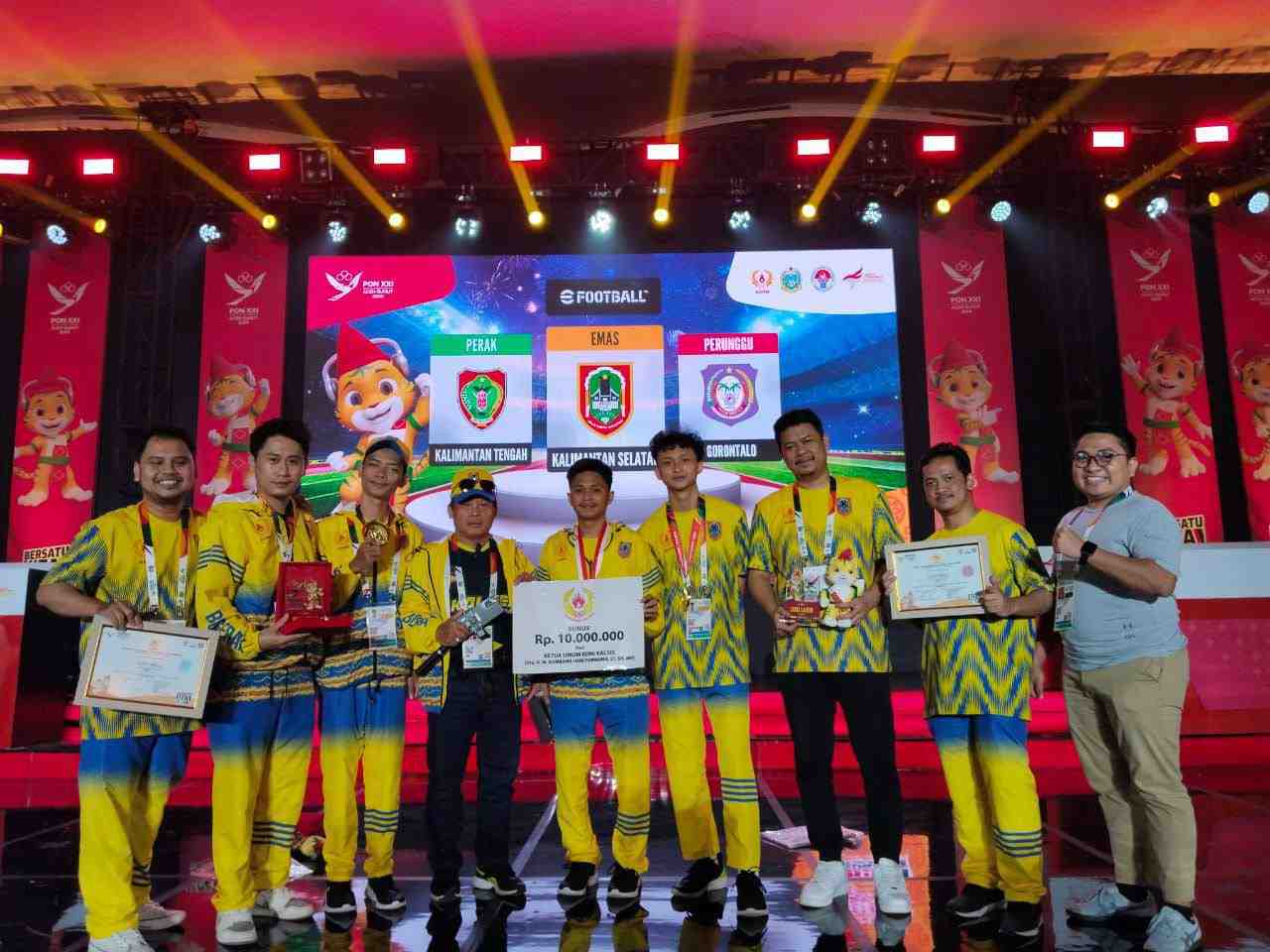 Atlet Esport Kalsel Raih Medali Emas PON XXI 2024 Aceh-Sumut