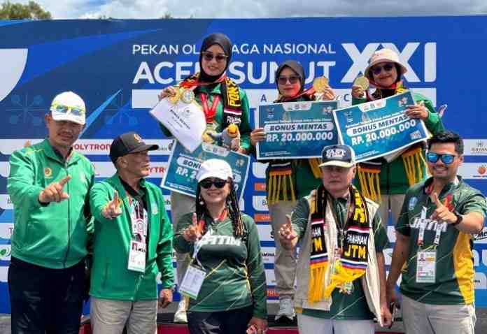 Jatim Kuasai Emas Recurve Beregu Putri