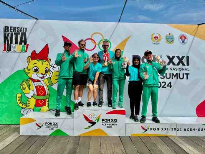 Jatim Borong Lima Medali Emas di Renang Perairan Terbuka PON XXI 2024