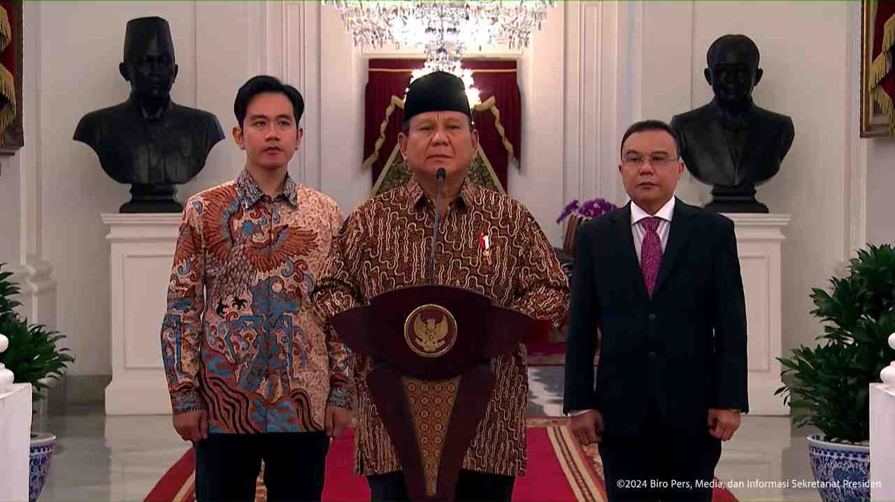 Presiden Prabowo Umumkan Kabinet Merah Putih 2024-2029: Ini Nama-Nama Menterinya
