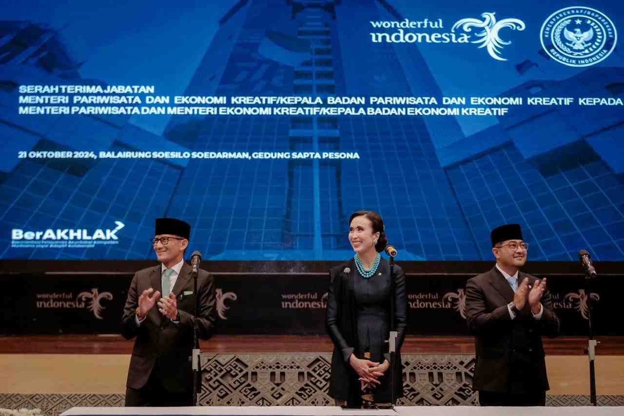 Menteri Baru Resmi Memimpin Kementerian Pariwisata dan Kementerian Ekonomi Kreatif