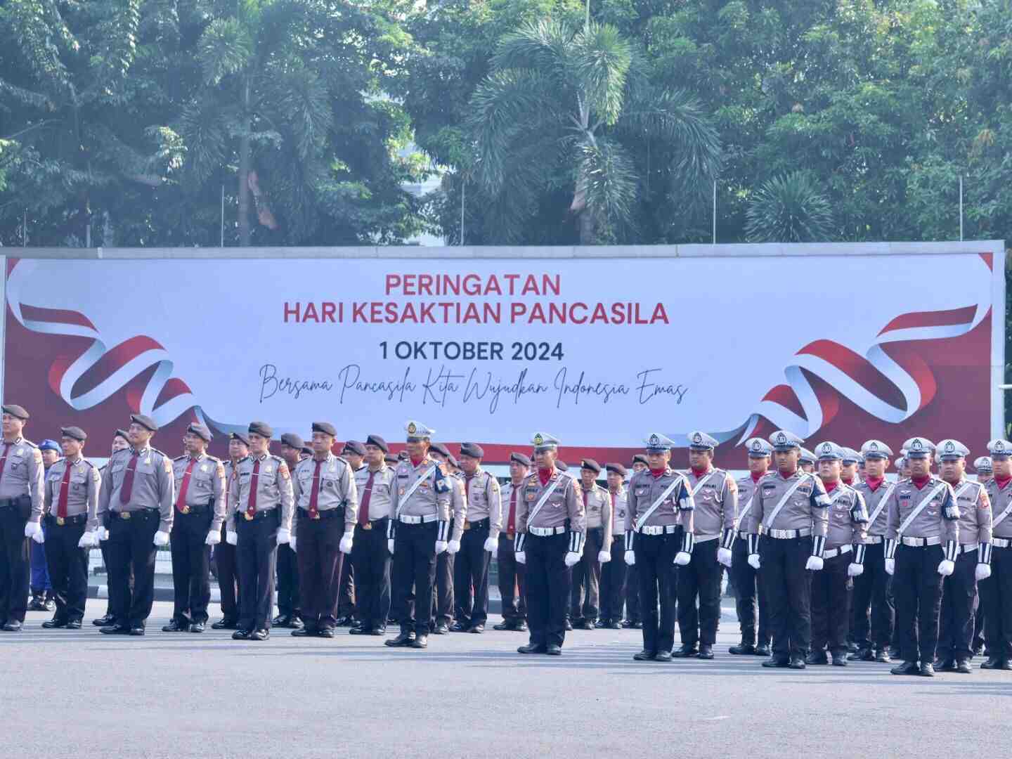 Polda Metro Jaya Gelar Upacara Peringatan Hari Kesaktian Pancasila