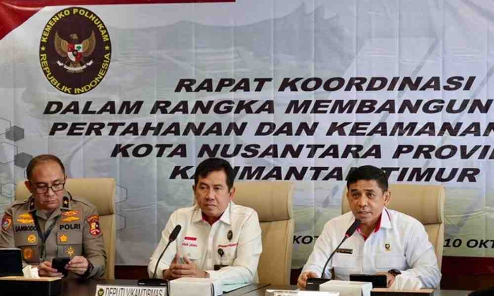 Kemenko Polhukam Gelar Rakor Pertama di IKN untuk Bangun Sistem Keamanan Terpadu