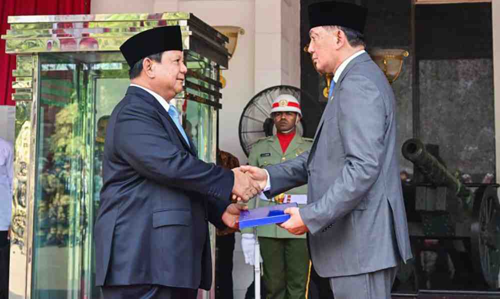 Menhan Baru Sjafrie Sjamsoeddin Terima Tugas dari Presiden Prabowo di Kemhan