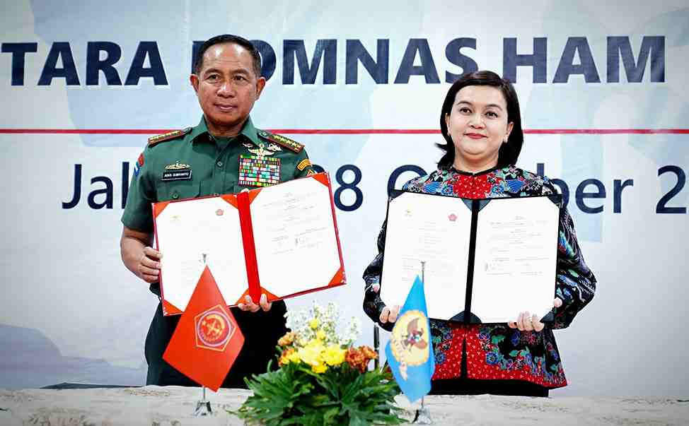 MoU TNI dan Komnas HAM: Komitmen Bersama Wujudkan Militer Humanis
